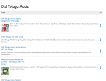 Tablet Screenshot of oldtelugumusic.com